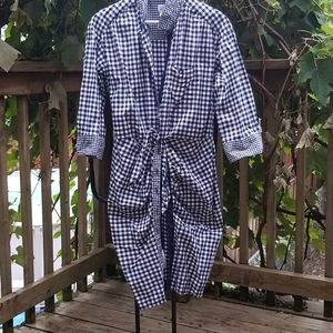 Gap blue/white dress